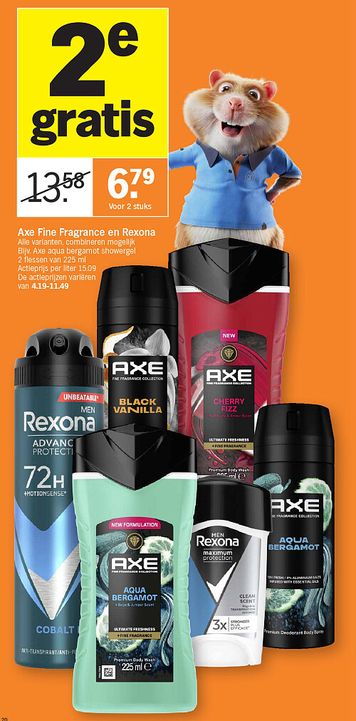 Axe Fine Fragrance en Rexona