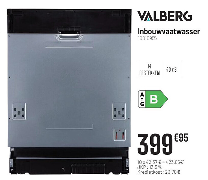Inbouwvaatwasser