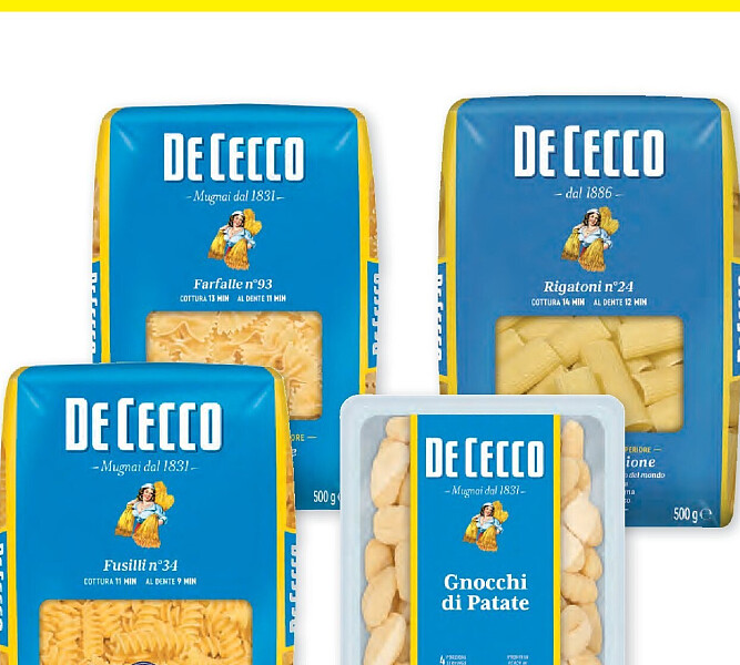 De Cecco pasta of gnocchi di patate