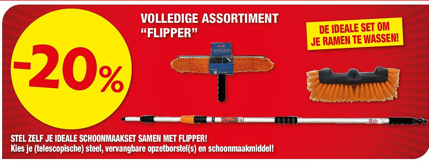 VOLLEDIGE ASSORTIMENT “FLIPPER”