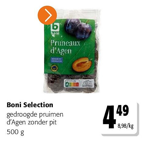 Boni Selection gedroogde pruimen d’Agen zonder pit 500 g