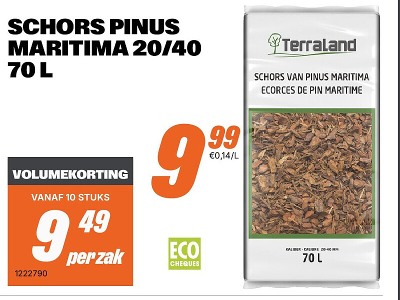 SCHORS PINUS MARITIMA 20/40 70 L