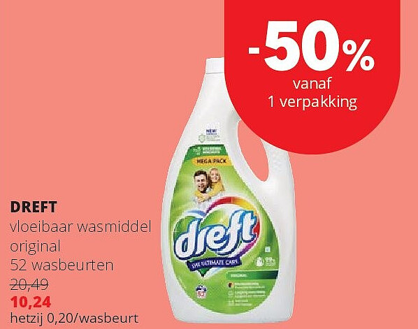 DREFT vloeibaar wasmiddel original