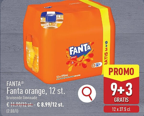 Fanta orange, 12st.