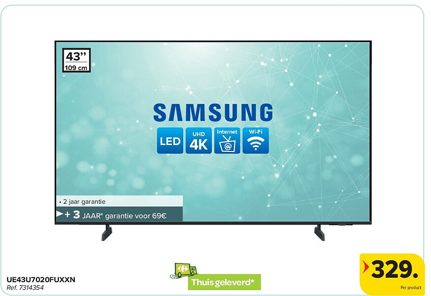 SAMSUNG UE43U7020FUXXN LED TV