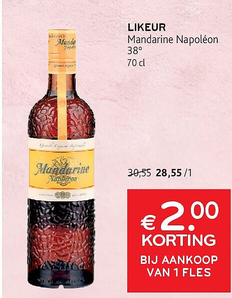 Mandarine Napoléon 38° 70 cl