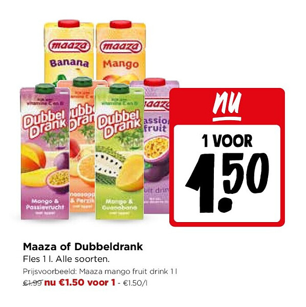 Maaza of Dubbeldrank