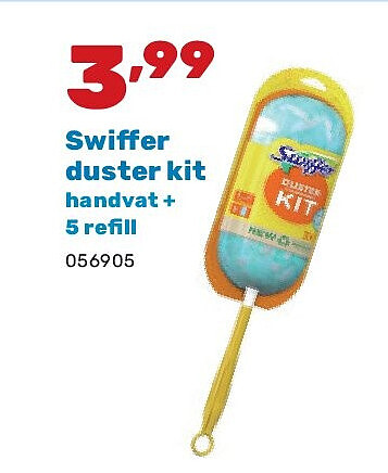 Swiff er duster kit handvat + 5 refi ll