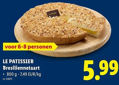Bresiliennetaart