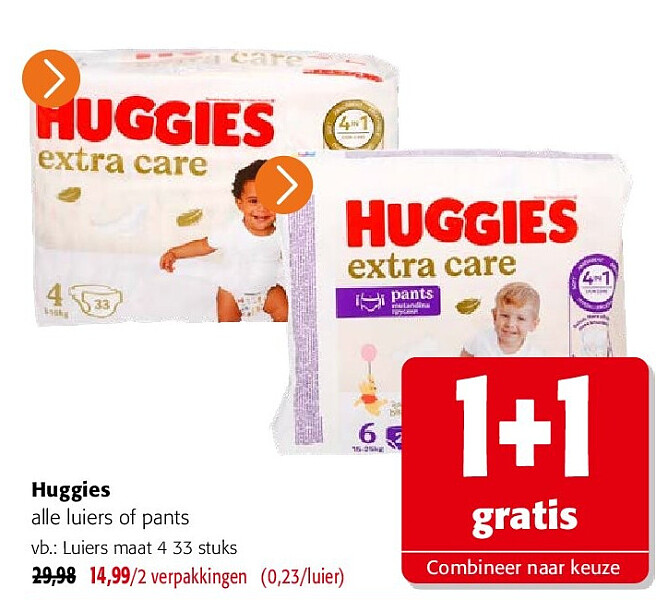 Huggies Luiers maat 4 33 stuks