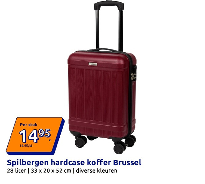 Spilbergen hardcase koffer Brussel