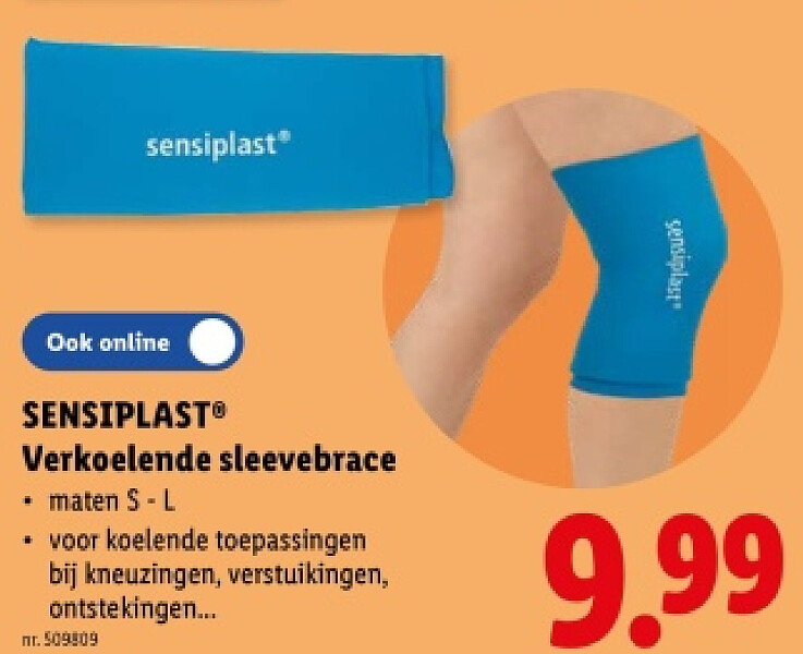 Verkoelende sleevebrace