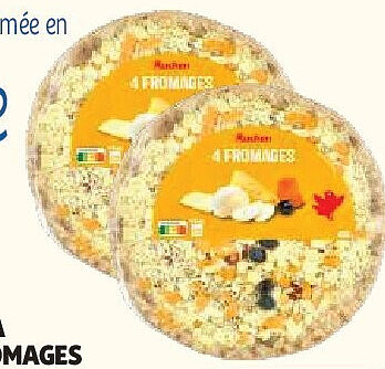 Pizza 4 fromages Auchan 450 g