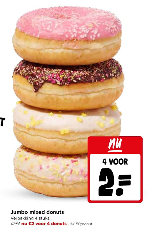 Jumbo mixed donuts