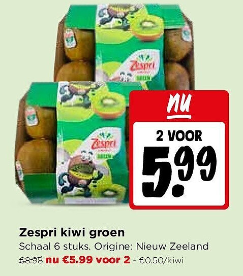 Zespri kiwi groen