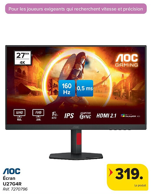 AOC AOC Écran CU34G4