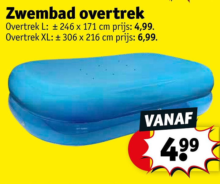 Zwembad overtrek