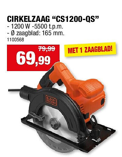 CIRKELZAAG “CS1200-QS”