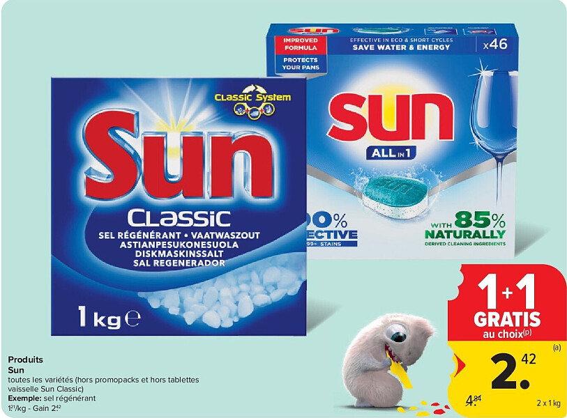 Produits Sun 2 x 1 kg