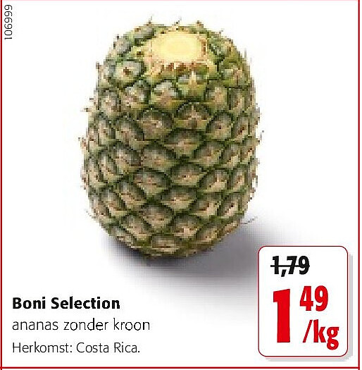 Boni Selection ananas zonder kroon