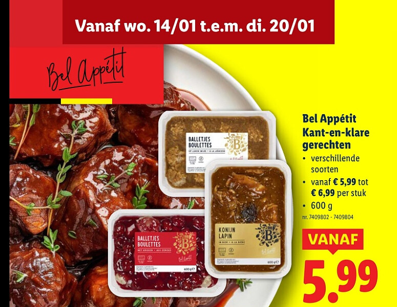 Kant-en-klare gerechten