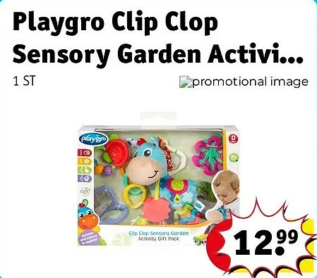 Playgro Clip Clop Sensory Garden Activi...