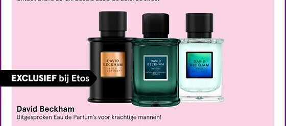 David Beckham parfums