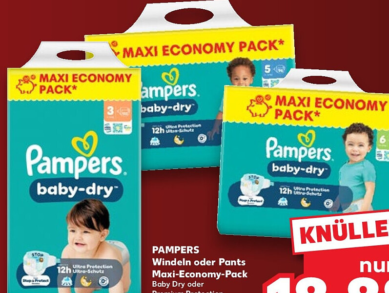 Windeln oder Pants Maxi-Economy-Pack