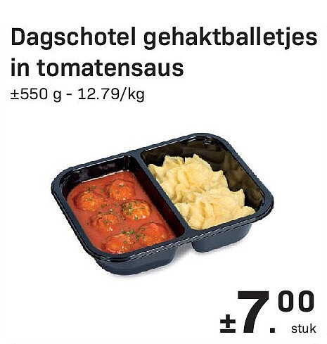 Dagschotel gehaktballetjes in tomatensaus