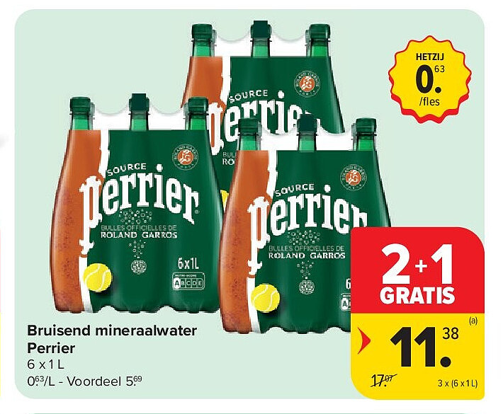 Bruisend mineraalwater Perrier