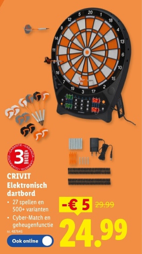 Elektronisch dartbord