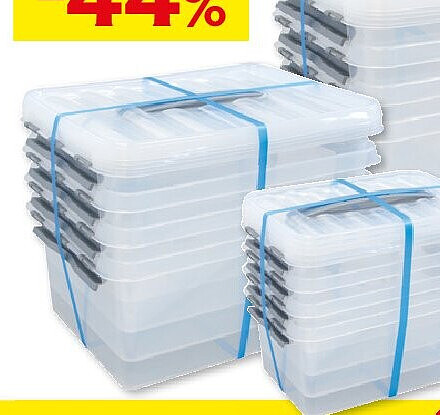 OPBERGBOX MET DEKSEL “Q-LINE” 15 L