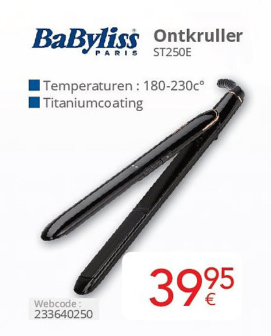Babyliss Ontkruller ST250E