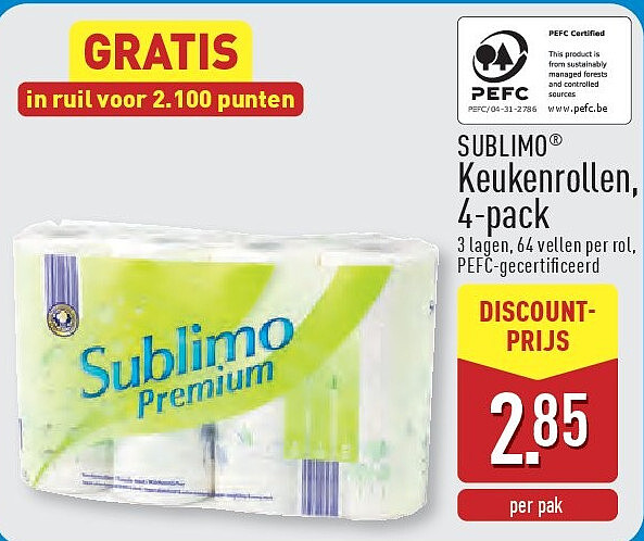 Keukenrollen, 4-pack