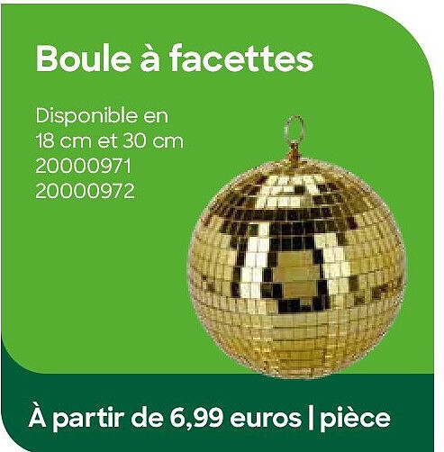 Boule à facettes