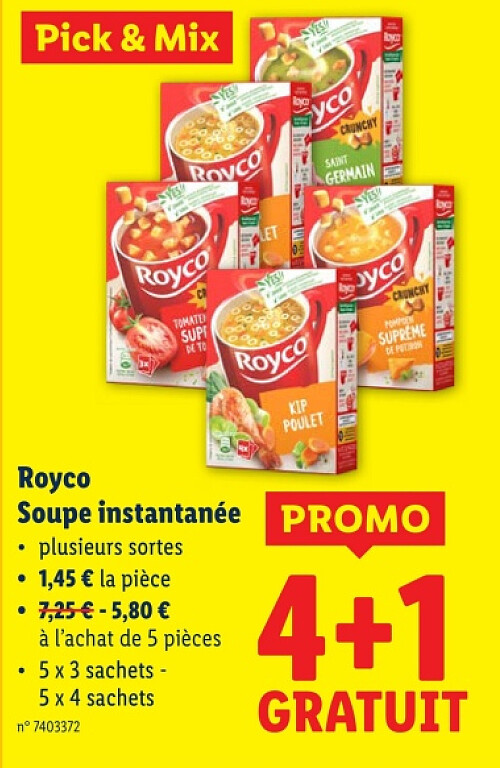 Soupe instantanée
