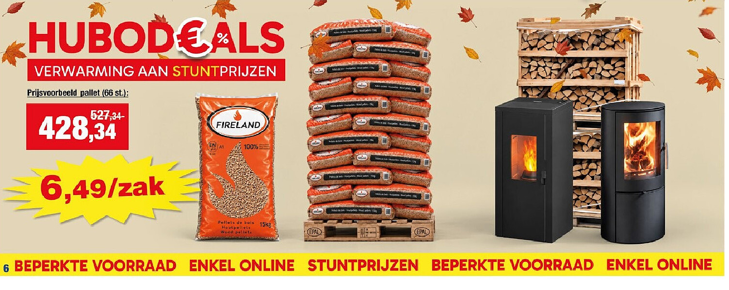 HUBODEALS VERWARMING AAN STUNTPRIJZEN