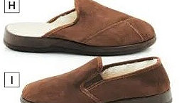 Pantoffel, bruin