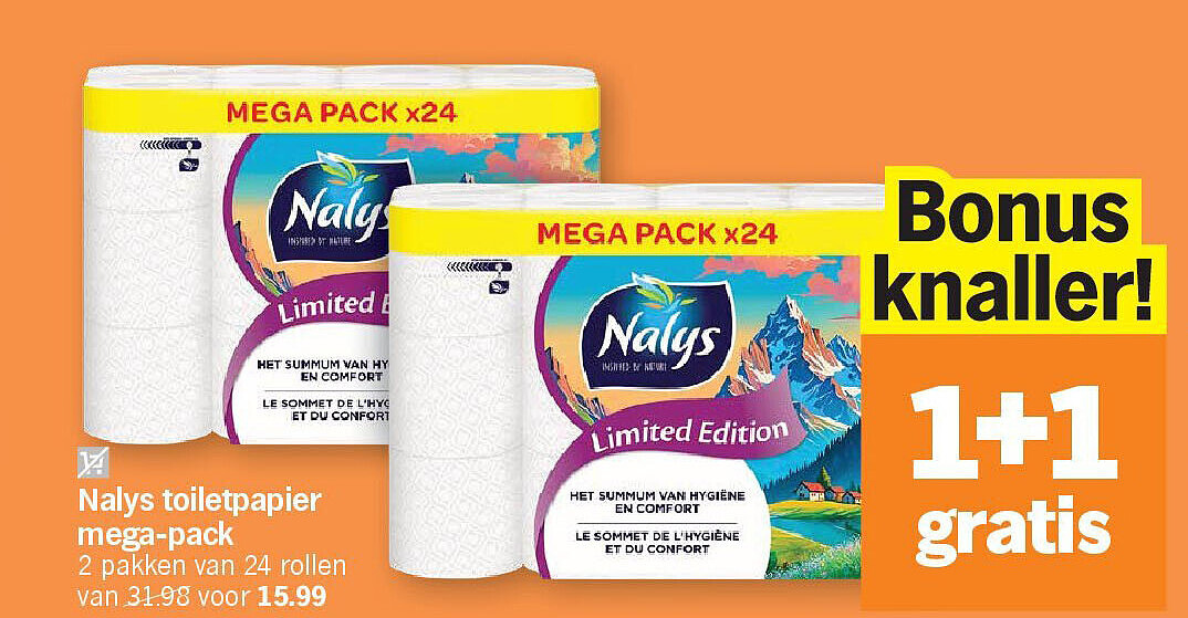 Nalys toiletpapier mega-pack
