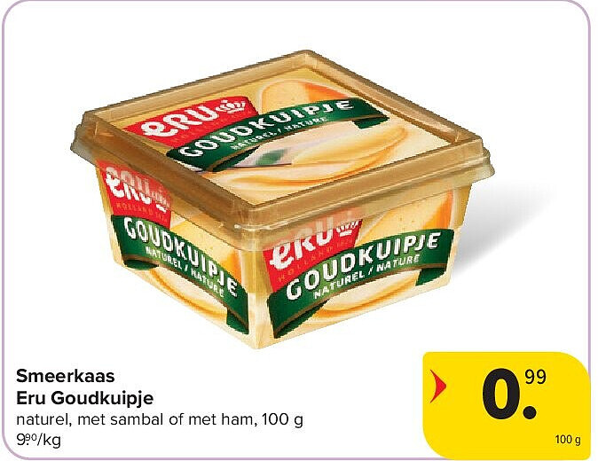 Smeerkaas Eru Goudkuipje