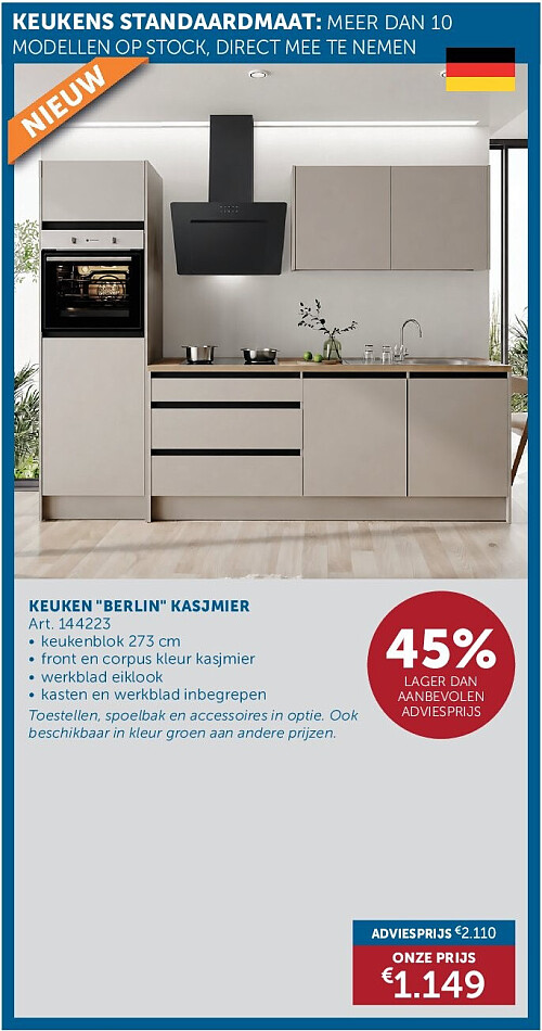 KEUKEN "BERLIN" KASJMIER