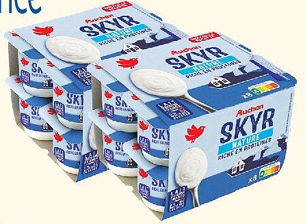 Skyr nature Auchan