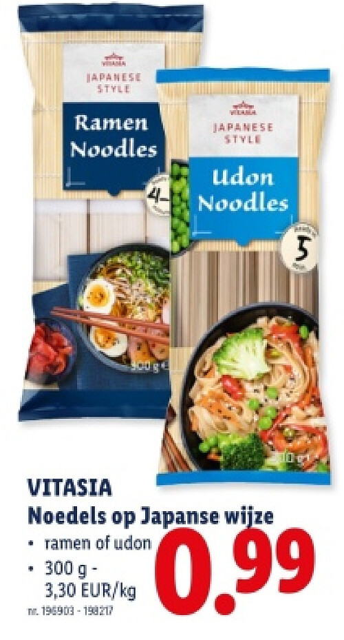 Noedels op Japanse wijze