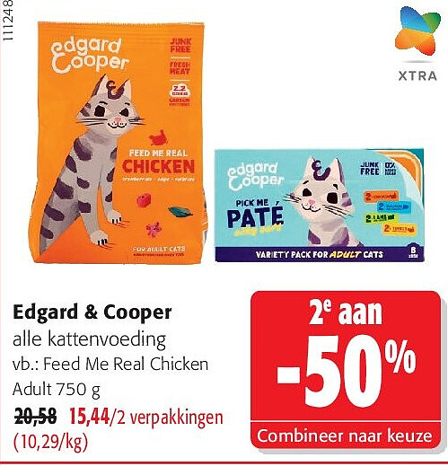 Edgard & Cooper Feed Me Real Chicken Adult 750 g