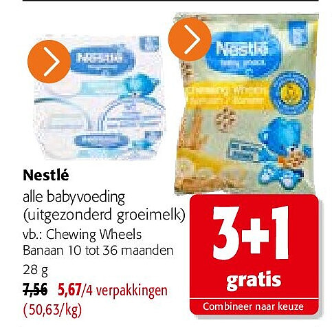 Nestlé alle babyvoeding