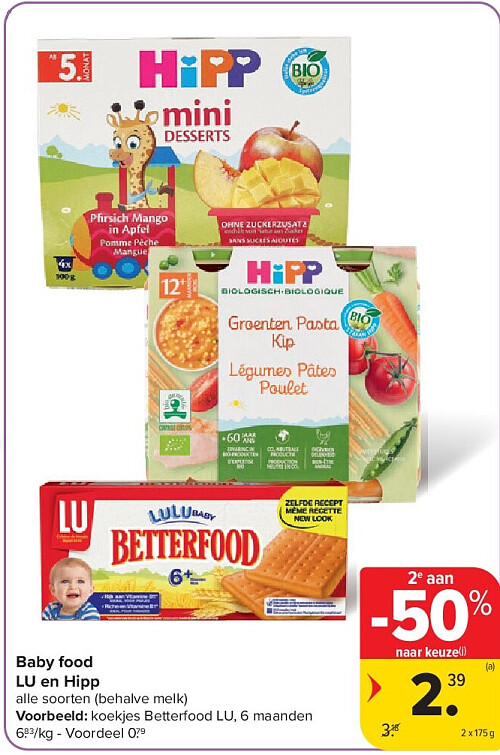 Baby food LU en Hipp