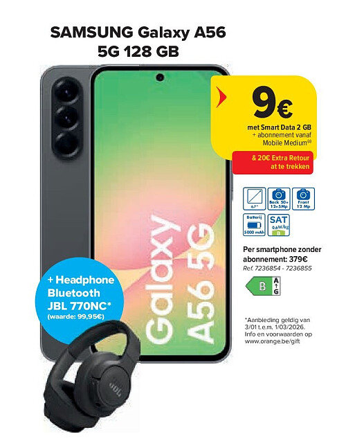 SAMSUNG Galaxy A56 5G 128 GB