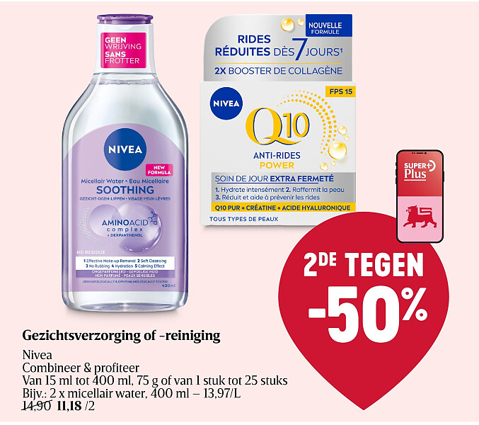 Gezichtsverzorging of -reiniging