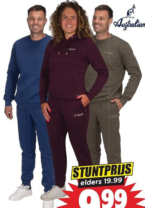 Australian joggingbroek of hoodie