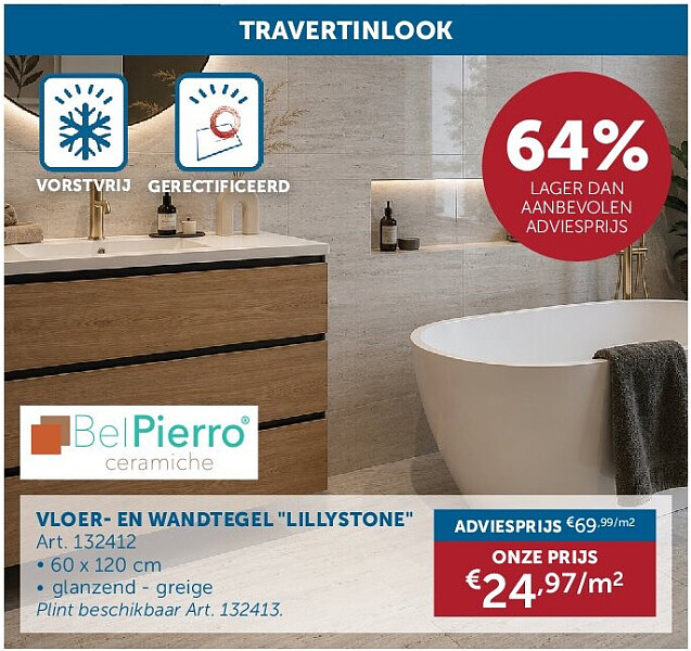 VLOER- EN WANDTEGEL "LILLYSTONE"